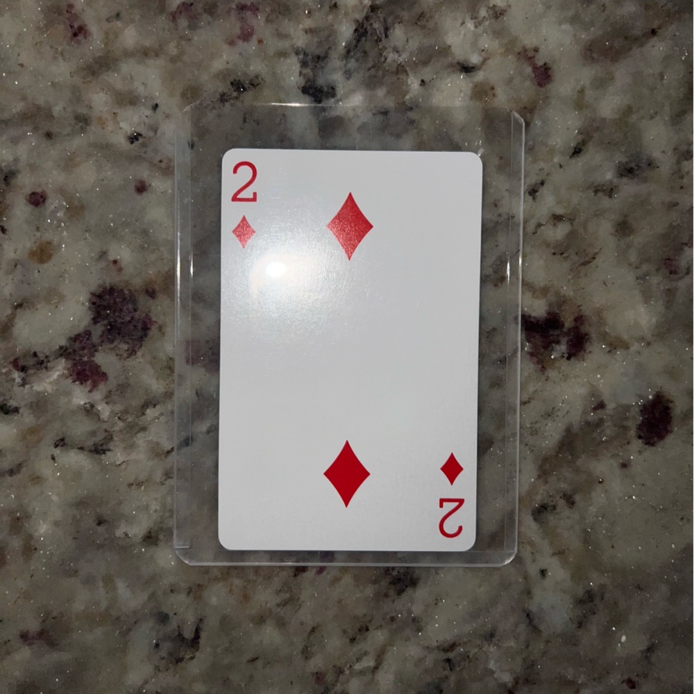 Tiffany & Co. Playing Cards - 2 of Diamonds only